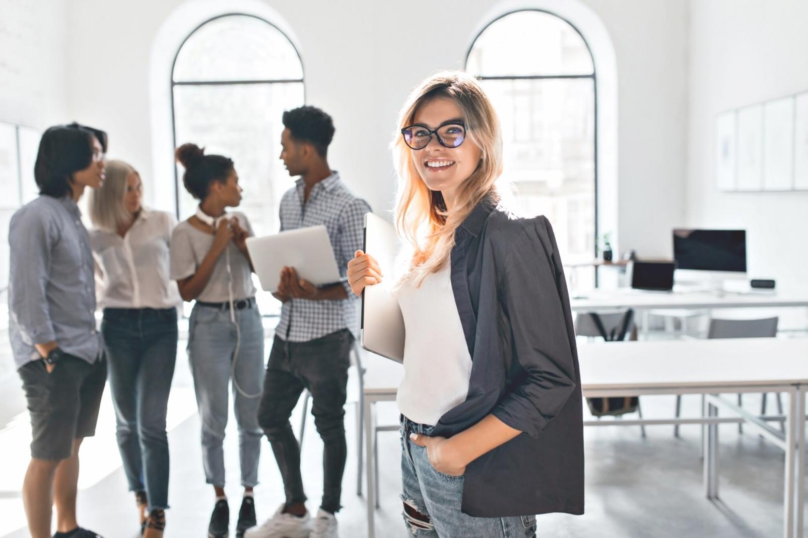 Students working on budget analysis during workshop session